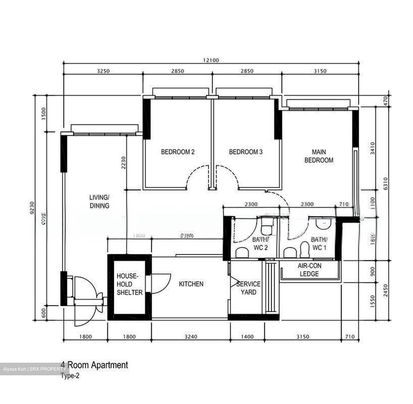 Blk 260B Kebun Baru Court (Ang Mo Kio), HDB 4 Rooms #633878611